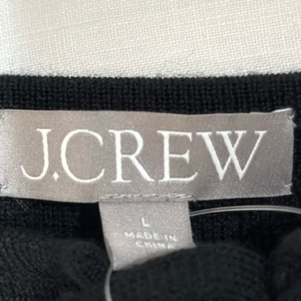 J. Crew Sequin tie-front cardigan in merino wool NWT - Picture 7 of 7